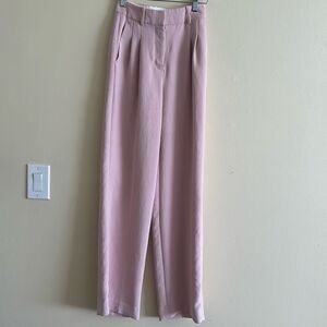 Aritzia Wilfred effortless pants in baby pink